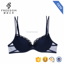 High quality super comfortable bodycare girls new design 34 size 3/4 cup cotton lace underwear bra